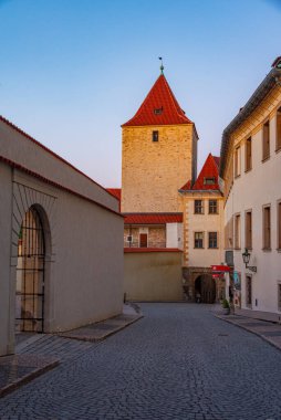 Çek Cumhuriyeti Prag Şatosu 'ndaki Jirska Caddesi.