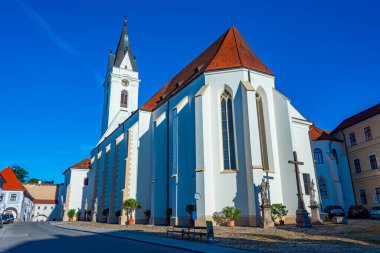 St. Giles Kilisesi Trebon, Çek Cumhuriyeti 'nde Bakire Meryem Royal.