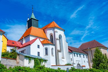 Çek Cumhuriyeti 'nden Jindrichuv Hradec' teki Baptist Kilisesi Aziz John.