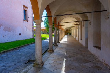 Çek Cumhuriyeti Jindrichuv Hradec 'teki şato atari salonu.