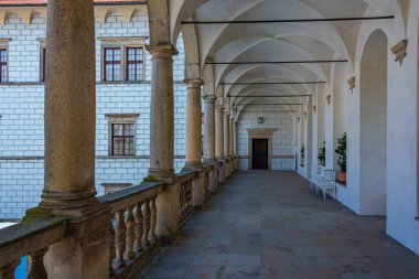 Çek Cumhuriyeti Jindrichuv Hradec 'teki şato atari salonu.