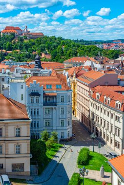 Çek Cumhuriyeti Spilberk ile Brno Panoraması. IMAGE