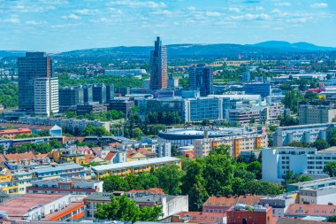 Çek Cumhuriyeti 'nin Brno kentinin panorama manzarası.