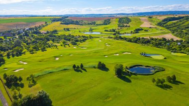 Slavkov u Brna 'da golf sahası, Çek Cumhuriyeti.