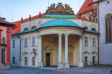 Prag Şatosu 'ndaki All Saints Kilisesi, Çek Cumhuriyeti.