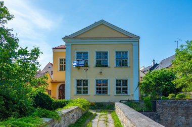 Çek Cumhuriyeti 'nin Telc kentindeki eski sinagog.