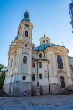 Çek Cumhuriyeti Karlovy Vary 'deki St. Mary Magdalene Kilisesi.