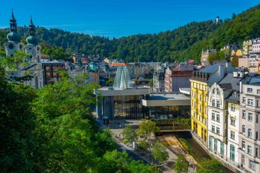 St. Mary Magdalene Kilisesi ve Çek Cumhuriyeti Karlovy Vary 'de 1 numaralı bahar.