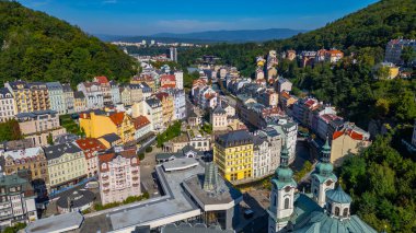 St. Mary Magdalene Kilisesi ve Çek Cumhuriyeti Karlovy Vary 'de 1 numaralı bahar.