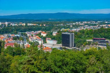 Çek Cumhuriyeti, Karlovy Vary 'deki Termal Otel Panoraması.