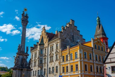 Çek Cumhuriyeti 'nde Kutsal Üçleme Sütunu. Görüntü