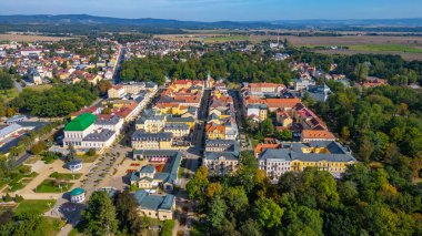 Frantiskovy Lazne 'nin Çek Cumhuriyeti' ndeki Panorama görüşü.
