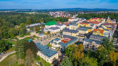 Frantiskovy Lazne 'nin Çek Cumhuriyeti' ndeki Panorama görüşü.
