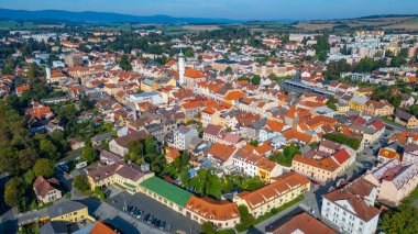 Çek Cumhuriyeti Domazlice Panorama Görüşü. Görüntü