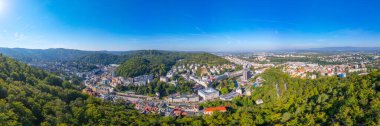 Çek Cumhuriyeti 'nde Karlovy Vary Panorama görüşü