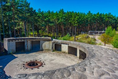 Polonya 'nın Ustka kentindeki Bunkry Bluchera askeri üssü