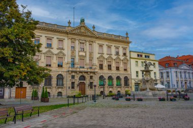 Szczecin, Poland.IMAGE 'deki dünyanın altındaki saray