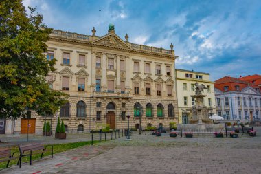 Szczecin, Poland.IMAGE 'deki dünyanın altındaki saray