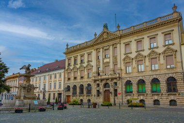 Szczecin, Poland.IMAGE 'deki dünyanın altındaki saray