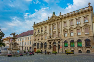 Szczecin, Poland.IMAGE 'deki dünyanın altındaki saray