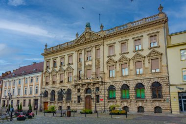 Szczecin, Poland.IMAGE 'deki dünyanın altındaki saray
