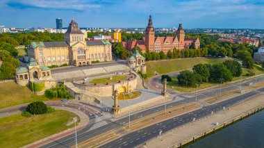 Szczecin 'deki Ulusal Müze, Poland.IMAGE