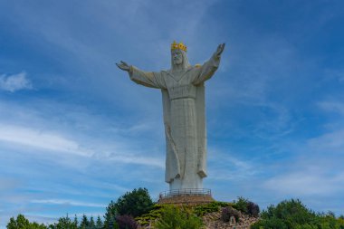 Swiebodzin 'deki İsa Heykeli, Poland.IMAGE