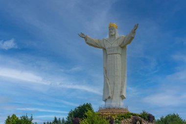 Swiebodzin 'deki İsa Heykeli, Poland.IMAGE