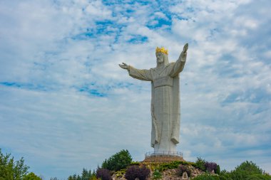 Swiebodzin 'deki İsa Heykeli, Poland.IMAGE