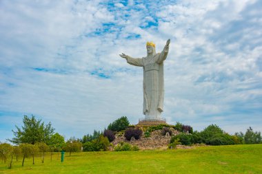 Swiebodzin 'deki İsa Heykeli, Poland.IMAGE