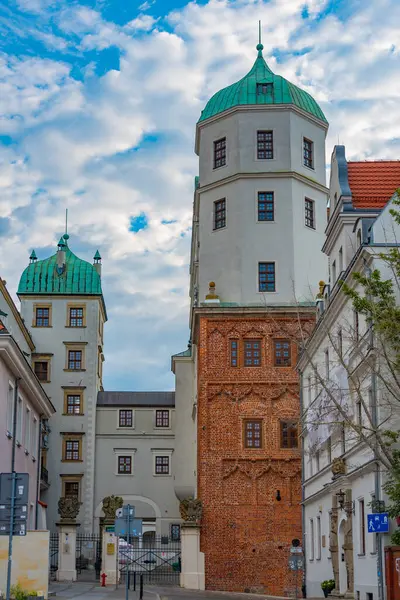 Szczecin, Poland.IMAGE 'deki Pomeranya Düklerinin Kalesi