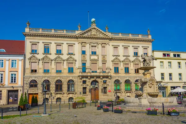 Szczecin, Poland.IMAGE 'deki dünyanın altındaki saray