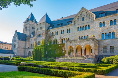 Poznan, Poland.IMAGE 'deki İmparatorluk Kalesi manzarası