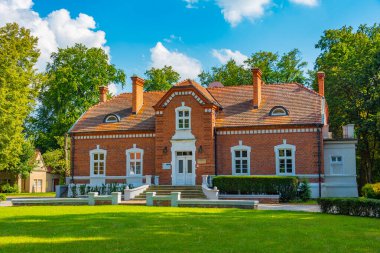 Polonya 'nın Goluchow.IMAGE kasabasındaki ormancılık müzesi.