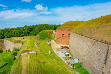 Poland.IMAGE 'deki Klodzko kalesinin manzarası
