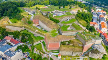 Poland.IMAGE 'deki Klodzko Kalesinin Panoraması