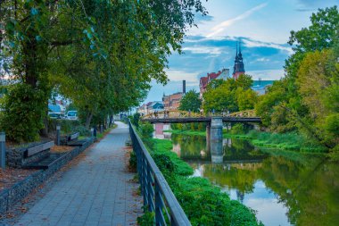 Opole, Poland.IMAGE 'de Mlynowka' nın Riverside 'ı