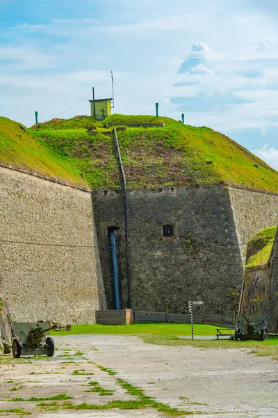 Poland.IMAGE 'deki Klodzko kalesinin manzarası