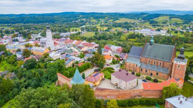 Biecz, PolandIMAGE 'nin Panorama görünümü