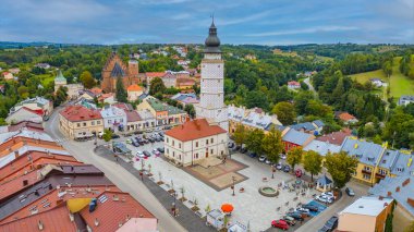 Biecz, PolandIMAGE 'nin Panorama görünümü