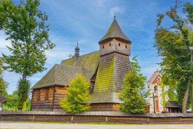 Binarowa 'daki Aziz Michael Katolik Kilisesi, Poland.IMAGE