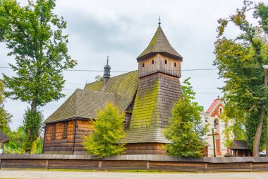 Binarowa 'daki Aziz Michael Katolik Kilisesi, Poland.IMAGE