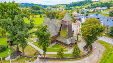 Binarowa 'daki Aziz Michael Katolik Kilisesi, Poland.IMAGE