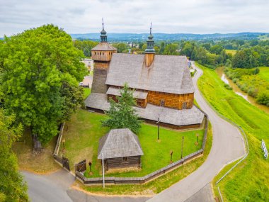 Haczow, Poland.IMAGE 'daki Kutsal Meryem Kilisesi' nin Varsayımı