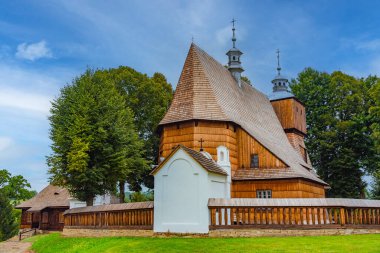 Blizne 'deki All Saints Kilisesi, Poland.IMAGE