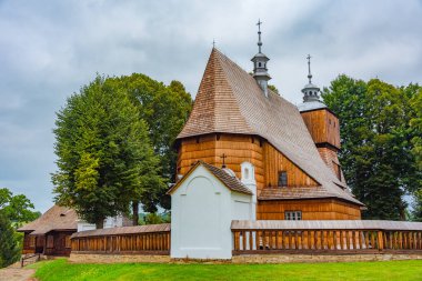 Blizne 'deki All Saints Kilisesi, Poland.IMAGE