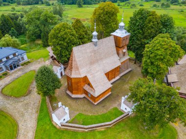 Blizne 'deki All Saints Kilisesi, Poland.IMAGE