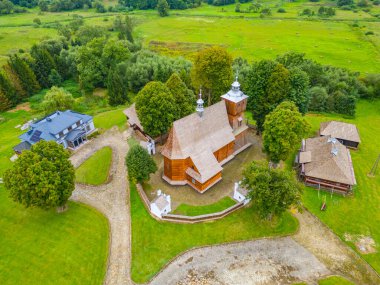 Blizne 'deki All Saints Kilisesi, Poland.IMAGE