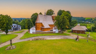 Blizne 'deki All Saints Kilisesi, Poland.IMAGE