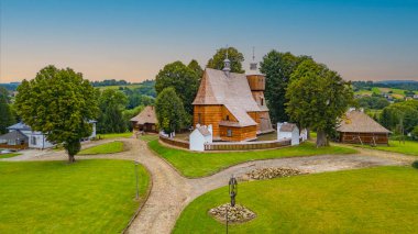 Blizne 'deki All Saints Kilisesi, Poland.IMAGE